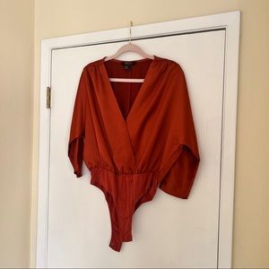 Beautiful orange blouse, size M